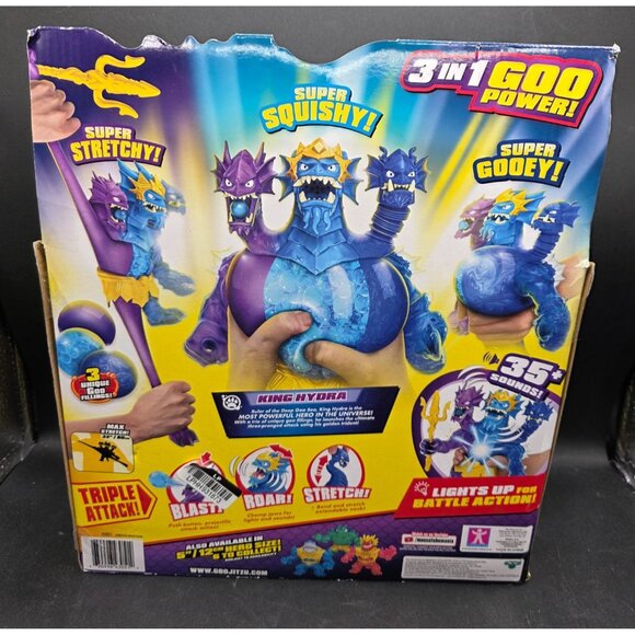 Heroes Of Goo Jit Zu Deep Goo Sea King Hydra 3-In-1 Goo Power Triple Action Toy - Picture 6 of 11